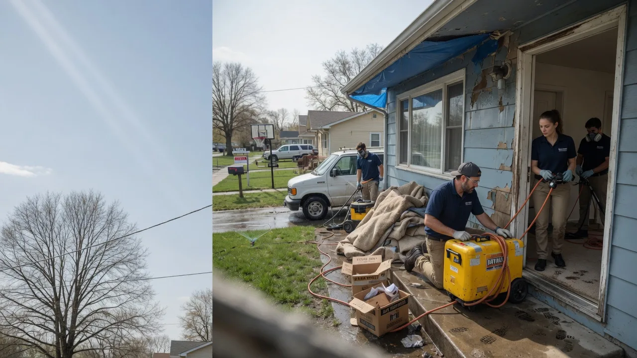 Basement Flood Cleanup in Belvue, KS near me